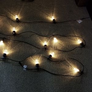 24' colour-changing LED patio light string